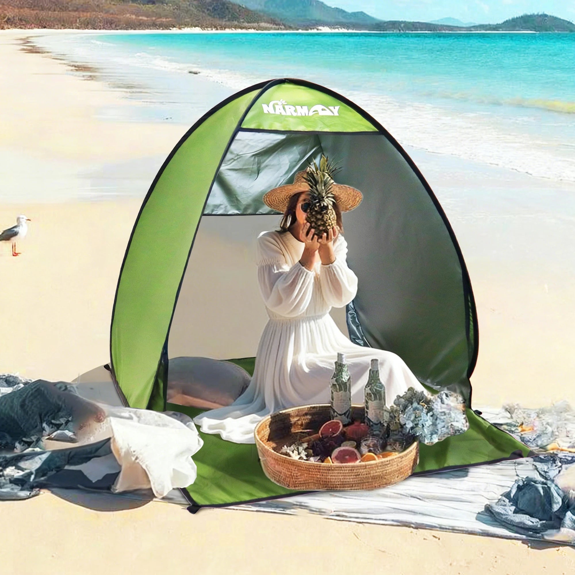 UV Waterproof Pop-Up Beach Tent