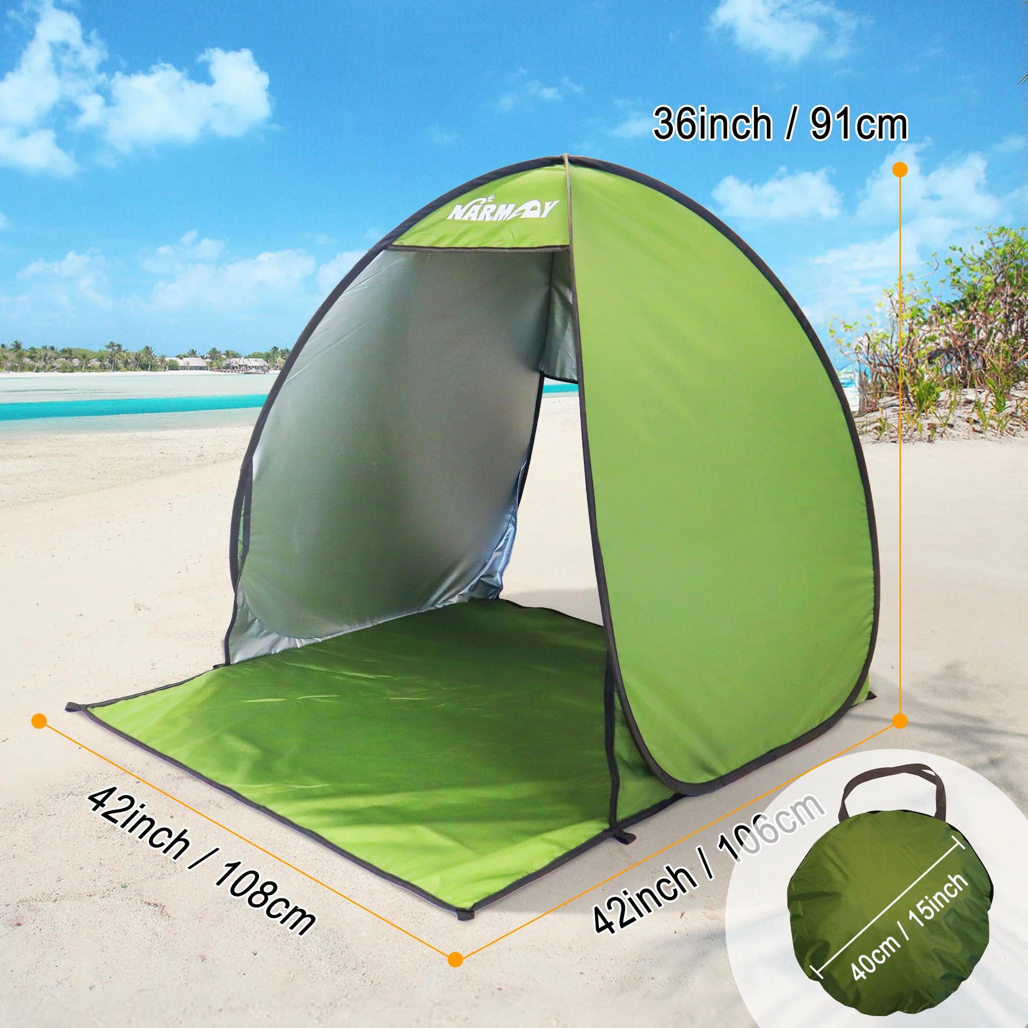 UV Waterproof Pop-Up Beach Tent