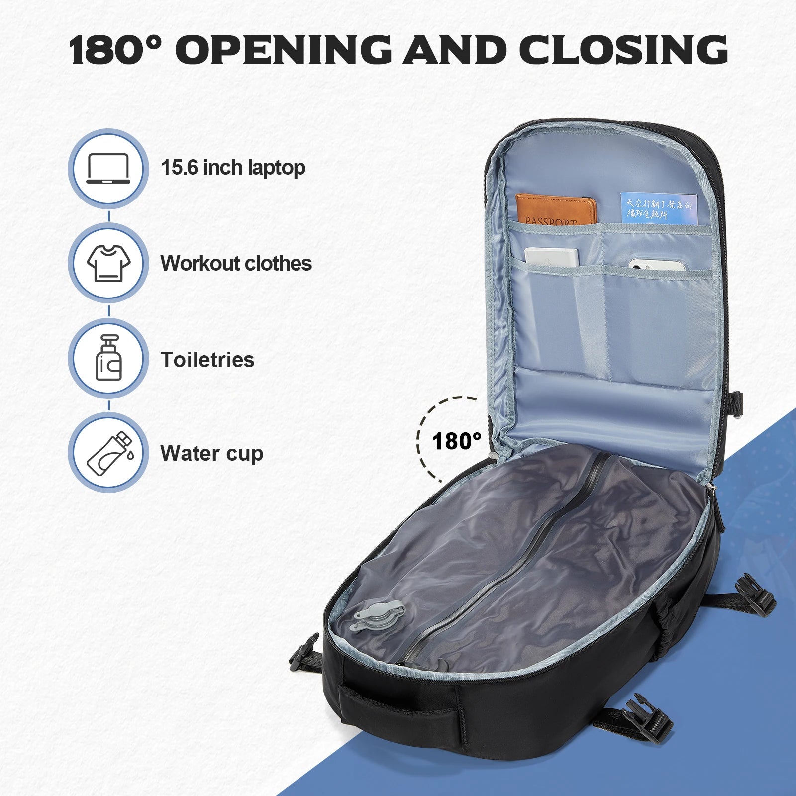 Vacuum Compression Travel Backpack