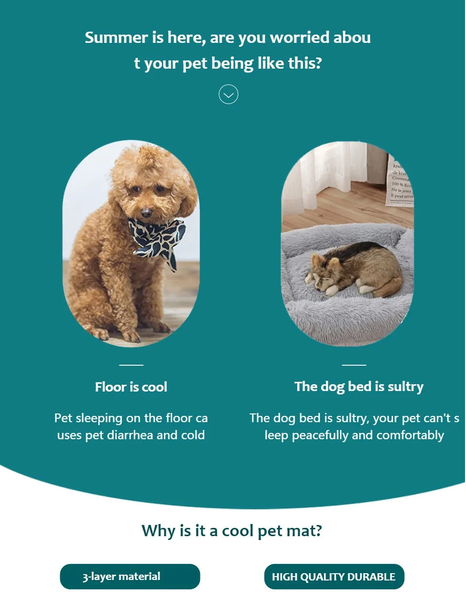 Summer Cooling Mat for Dogs & Cats