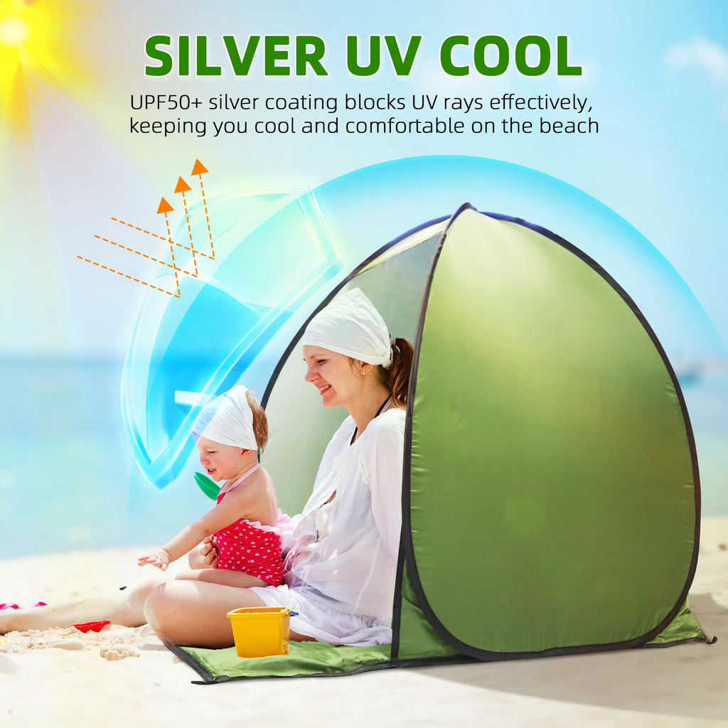 UV Waterproof Pop-Up Beach Tent